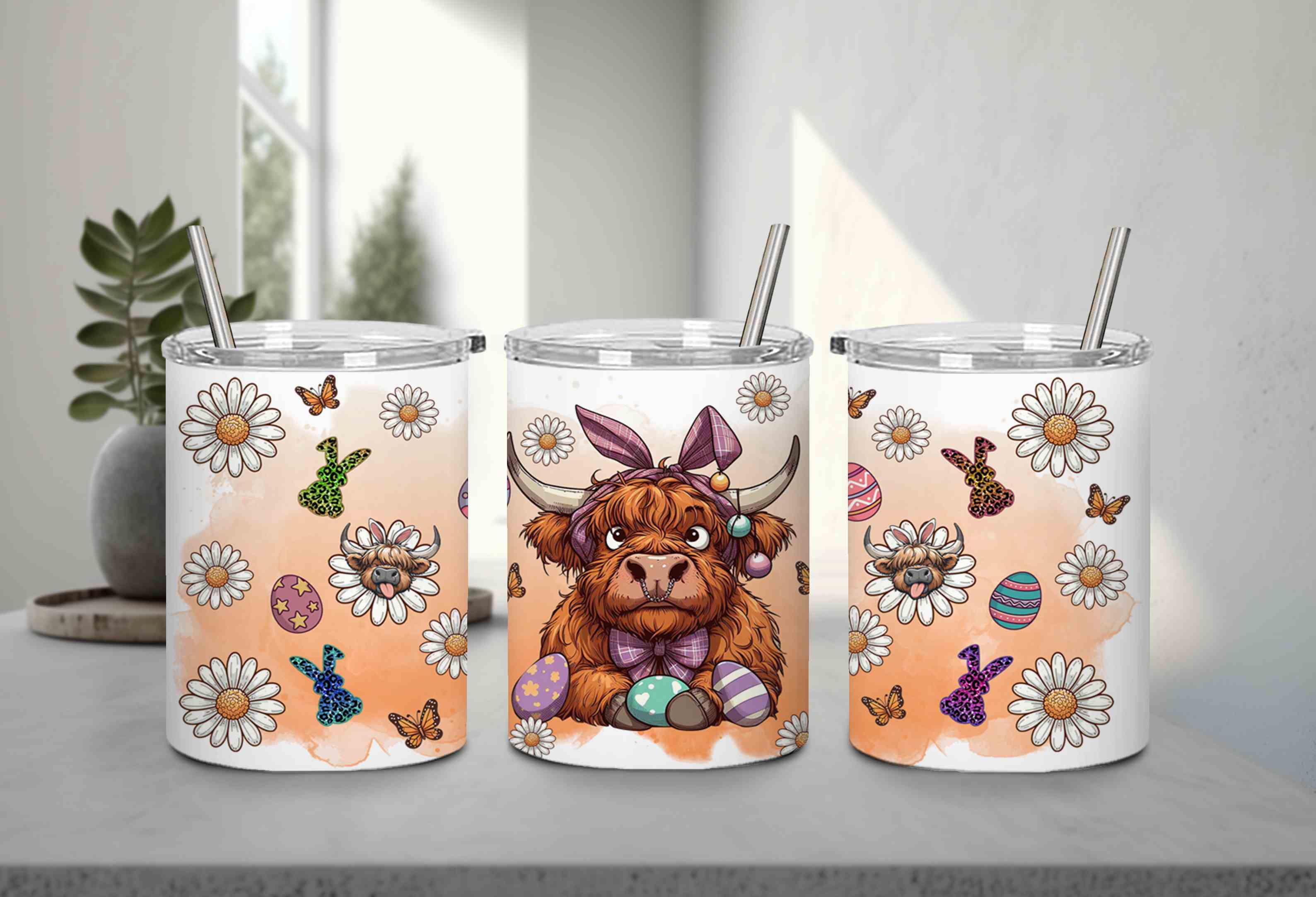 Highland Cow Easter-10392